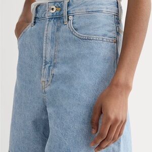 Everlane A-Line Light Blue Denim Jean Shorts